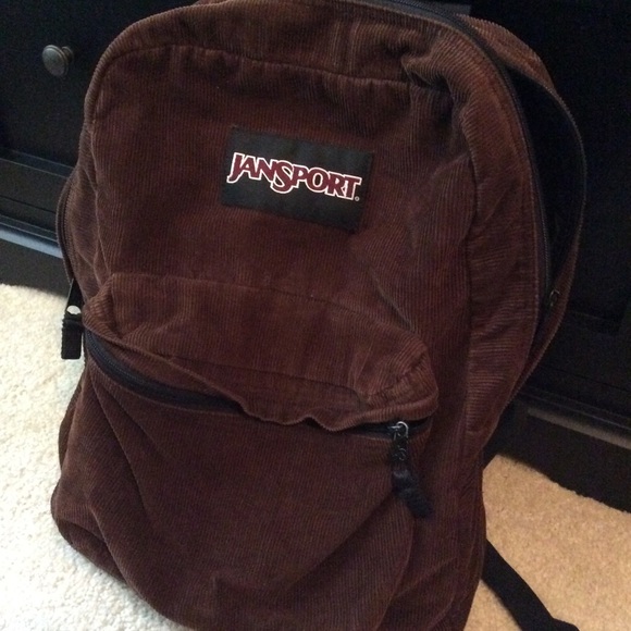 dark brown jansport backpack